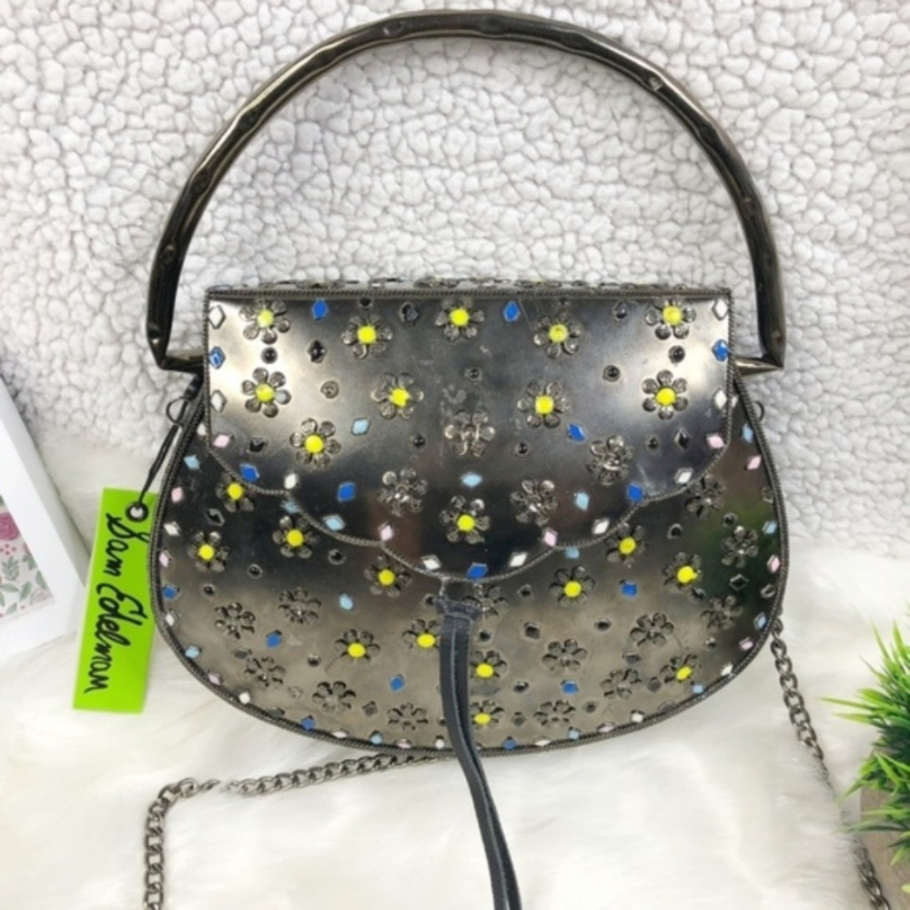 Sam Edelman Georgia Iron Hardcase Crossbody